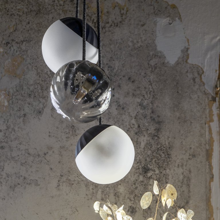 Luxusní svítidlo Chaose z točené a odlévané kameniny či porcelánu