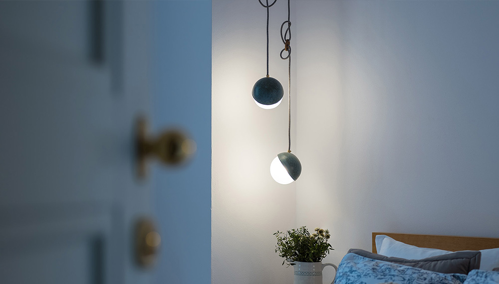 Luxusní svítidlo Chaose z točené a odlévané kameniny či porcelánu