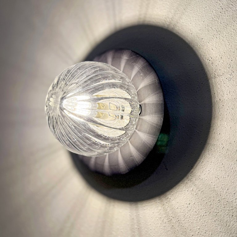 Lens Wall light made of Bohemia crystal